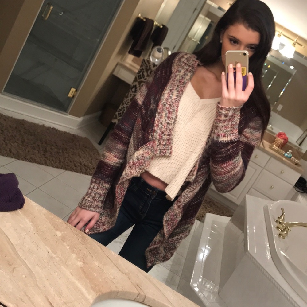 Colorful cardigan
